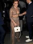 Florence Pugh in Transparent Dress at Valentino Dinner in Paris
