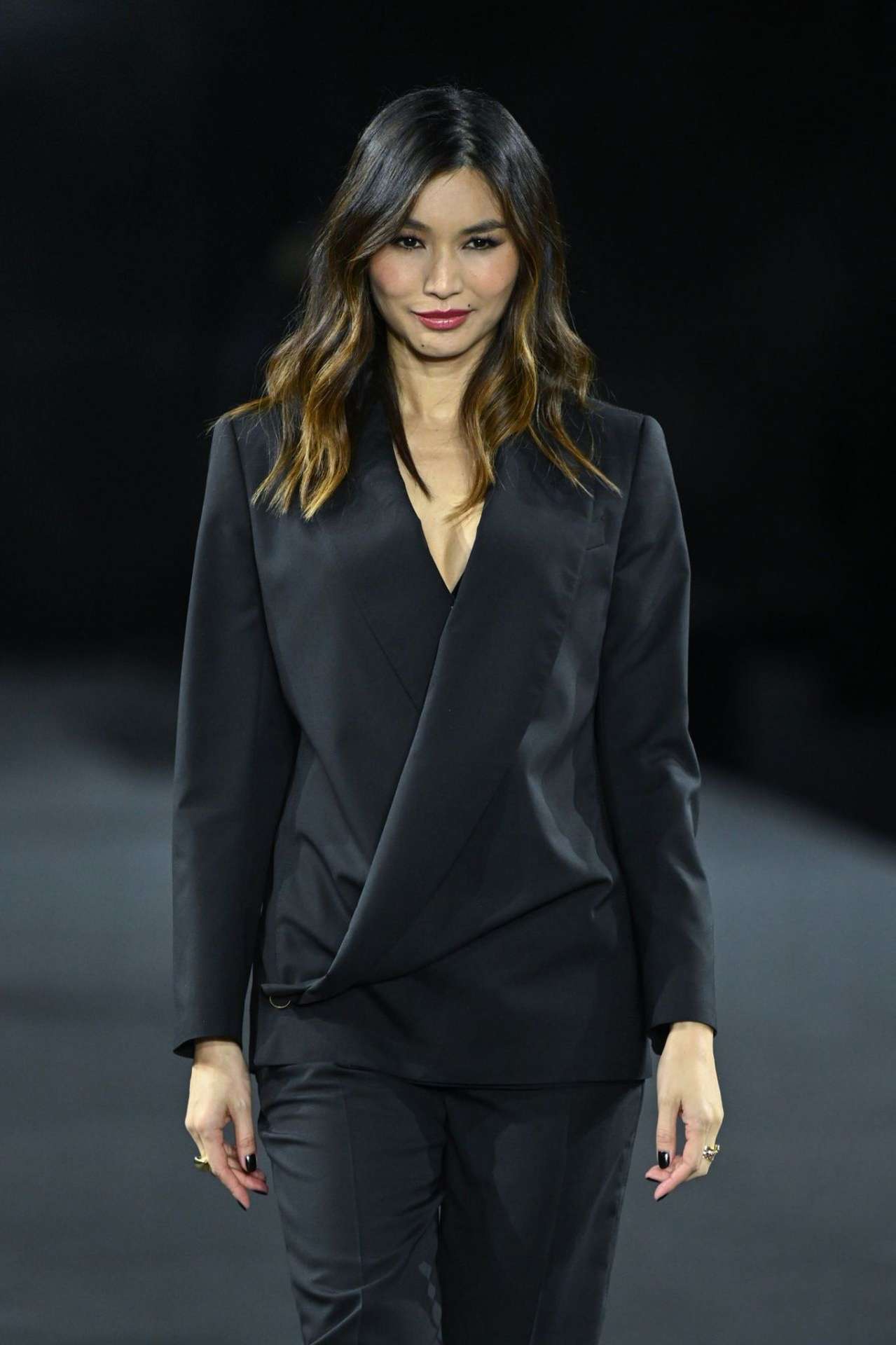 Gemma Chan at L'Oreal Fashion Show in Paris