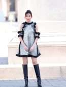 Gemma Chan at the Louis Vuitton Show in Paris