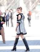 Gemma Chan at the Louis Vuitton Show in Paris