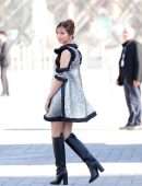 Gemma Chan at the Louis Vuitton Show in Paris