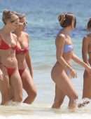 Kara Del Toro in Tiny Bikini at a Beach in Tulum