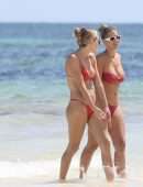 Kara Del Toro in Tiny Bikini at a Beach in Tulum