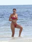 Kara Del Toro in Tiny Bikini at a Beach in Tulum