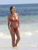 Kara Del Toro in Tiny Bikini at a Beach in Tulum