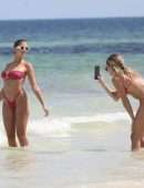 Kara Del Toro and Friends in Bikini at a Beach in Tulum