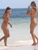 Kara Del Toro and Friends in Bikini at a Beach in Tulum