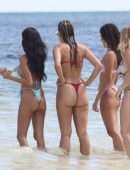 Kara Del Toro and Friends in Bikini at a Beach in Tulum