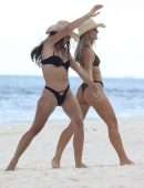Kara Del Toro and Friends in Bikini at a Beach in Tulum