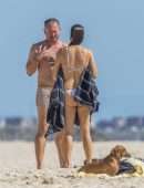 Kate Walsh in a Bikini at the Beach in Perth