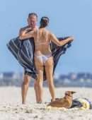 Kate Walsh in a Bikini at the Beach in Perth