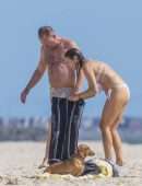 Kate Walsh in a Bikini at the Beach in Perth