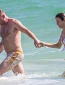 Kate Walsh in a Bikini at the Beach in Perth