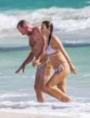 Kate Walsh in a Bikini at the Beach in Perth