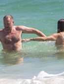 Kate Walsh in a Bikini at the Beach in Perth