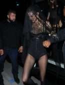 Kendall Jenner and Hailey Bieber at Doja Cat’s 27th Birthday Party in West Hollywood