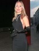 Kimberley Garner Gorgeous in Black Dress at National Television Awards in London