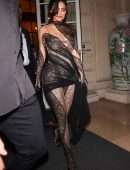 Kylie Jenner in Sheer Dress at #BoF500 Gala in Paris