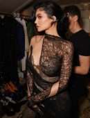 Kylie Jenner in Sheer Dress at #BoF500 Gala in Paris