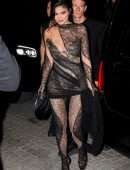 Kylie Jenner in Sheer Dress at #BoF500 Gala in Paris