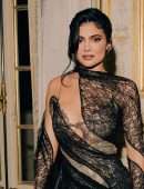 Kylie Jenner in Sheer Dress at #BoF500 Gala in Paris