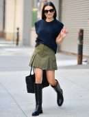 Lea Michelle Out and About in NYC