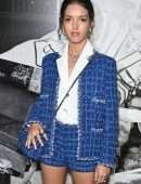 Lyna Khoudri at Chanel Womenswear Spring/Summer 2023 Show as Part of Paris Fashion Week