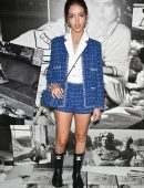 Lyna Khoudri at Chanel Womenswear Spring/Summer 2023 Show as Part of Paris Fashion Week