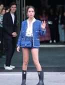 Lyna Khoudri at Chanel Womenswear Spring/Summer 2023 Show as Part of Paris Fashion Week