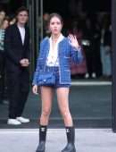 Lyna Khoudri at Chanel Womenswear Spring/Summer 2023 Show as Part of Paris Fashion Week
