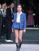 Lyna Khoudri at Chanel Womenswear Spring/Summer 2023 Show as Part of Paris Fashion Week