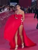 Madalina Ghenea Cleavage and Leggy at “Era Ora” Premiere in Rome