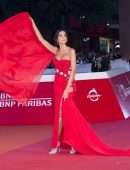 Madalina Ghenea Cleavage and Leggy at “Era Ora” Premiere in Rome
