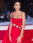 Madalina Ghenea Cleavage and Leggy at “Era Ora” Premiere in Rome