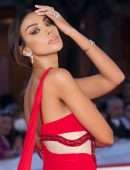 Madalina Ghenea Cleavage and Leggy at “Era Ora” Premiere in Rome
