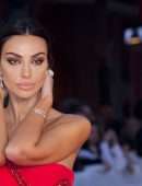 Madalina Ghenea Cleavage and Leggy at “Era Ora” Premiere in Rome
