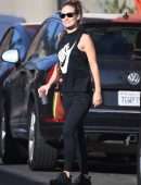 Olivia Wilde in Workout Outfit in Los Angeles
