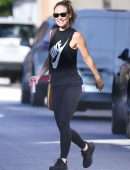 Olivia Wilde in Workout Outfit in Los Angeles