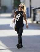 Olivia Wilde in Workout Outfit in Los Angeles