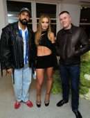 Rita Ora in Short Skirt with midriff at BYREDO 'Eyes Closed' Dinner in London