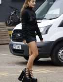 Rita Ora Leave Set of Her Music Video in London