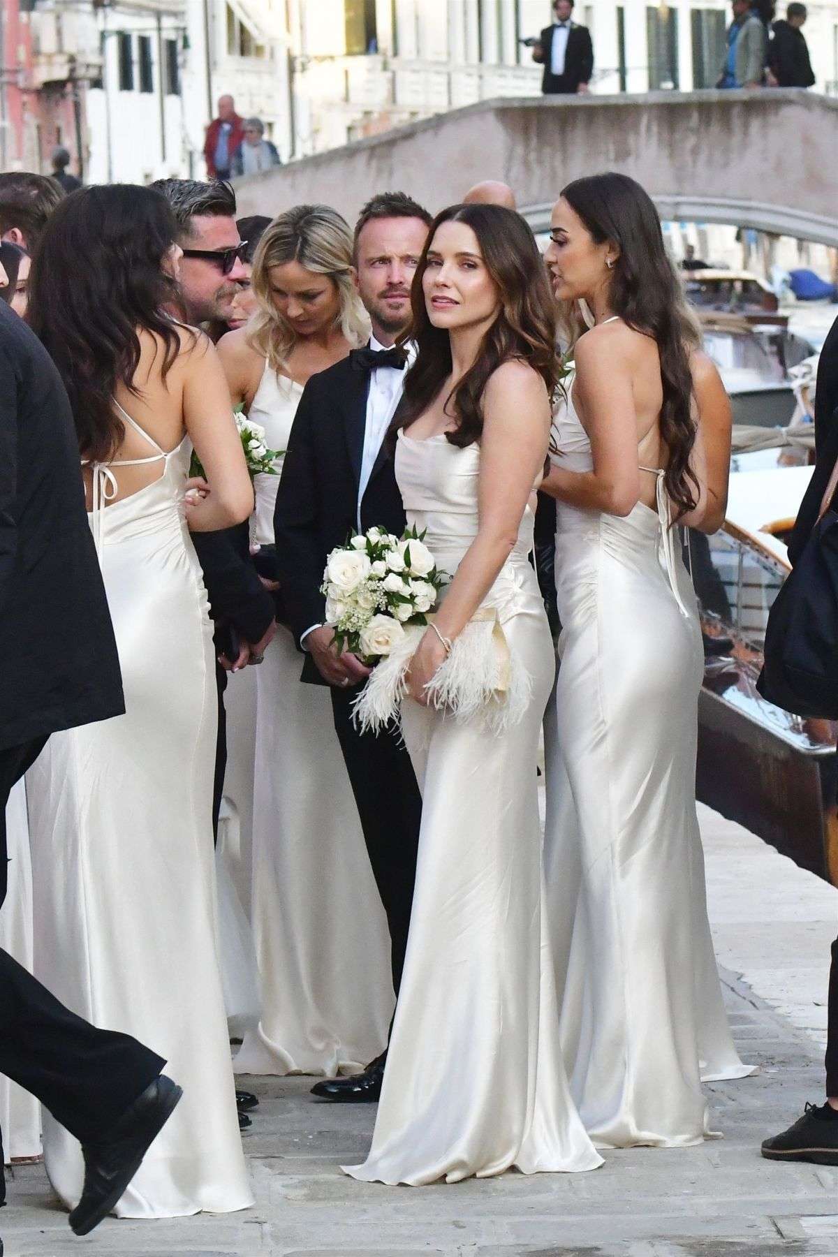 Sophia Bush at a Friend’s Wedding in Italy