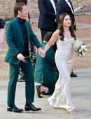 Sophia Bush at a Friend’s Wedding in Italy