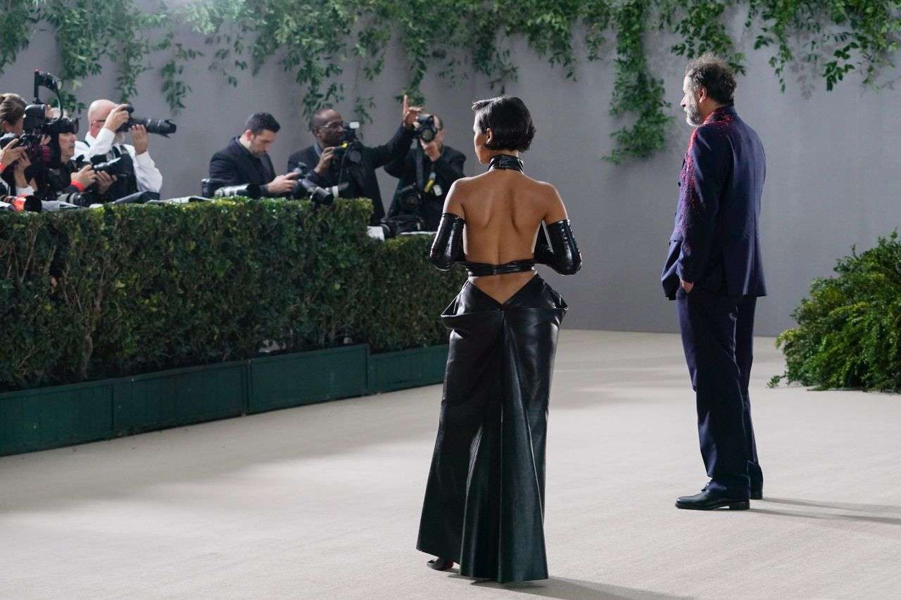 Taylor Russell at Academy Museum Gala in Los Angeles