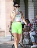 Vanessa Hudgens Leggy in Shorts, Out in Los Angeles