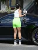 Vanessa Hudgens Leggy in Shorts, Out in Los Angeles