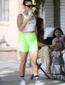 Vanessa Hudgens Leggy in Shorts, Out in Los Angeles