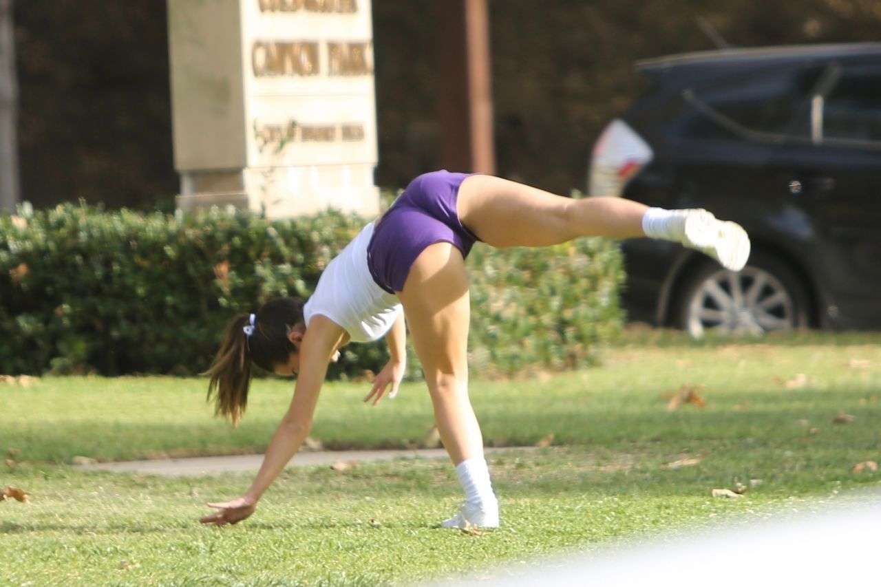 Addison Rae Booty, Working Out in Beverly Hills