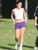 Addison Rae Booty, Working Out in Beverly Hills