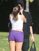 Addison Rae Booty, Working Out in Beverly Hills